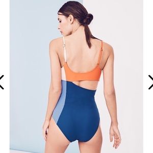 Flagpole one piece bathing suite